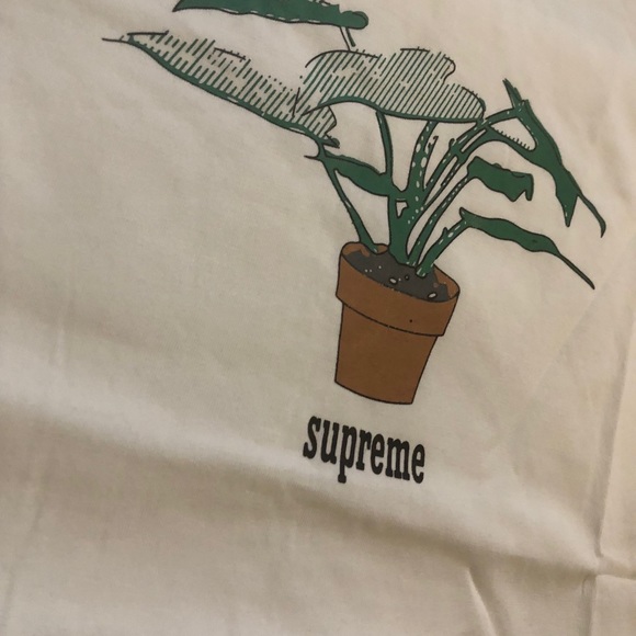 Supreme FW17 Plant Tee (White) - Picture 2 of 3